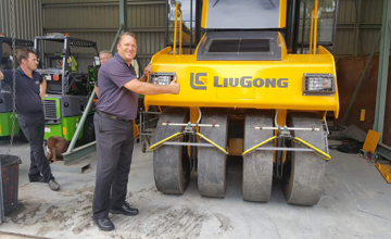 柳工壓路機澳洲市場結碩果